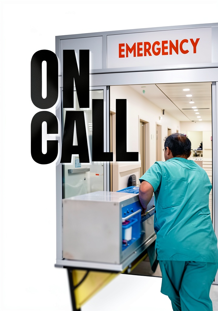 Kindle book cover showing emergency room scene with medical staff