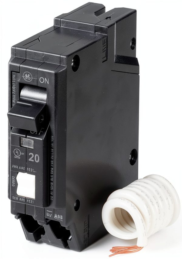 ABB AFCI Circuit Breaker 20 Amp Single Pole Plug In Mount-1