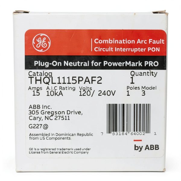 GE Arc Fault Circuit Breaker THQL1115PAF2 Home Safety-1