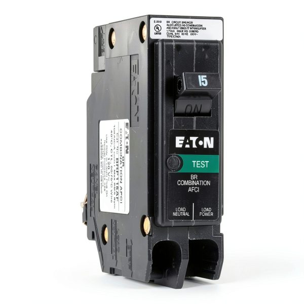 Cutler-Hammer Arc Fault Breaker 15 Amp Plug-On Neutral-0