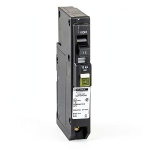 Schneider Electric QO AFCI Circuit Breaker 15 Amp Plug On-0