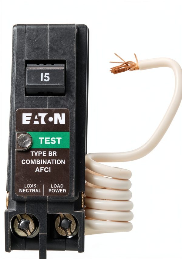 Arc Fault Circuit Breaker Eaton 15A Plastic Panel-2