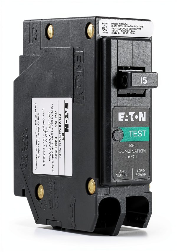 Arc Fault Circuit Breaker Eaton 15A Plastic Panel-0