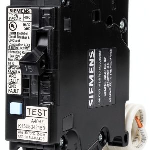 Siemens 15 Amp GFCI Circuit Breaker-0