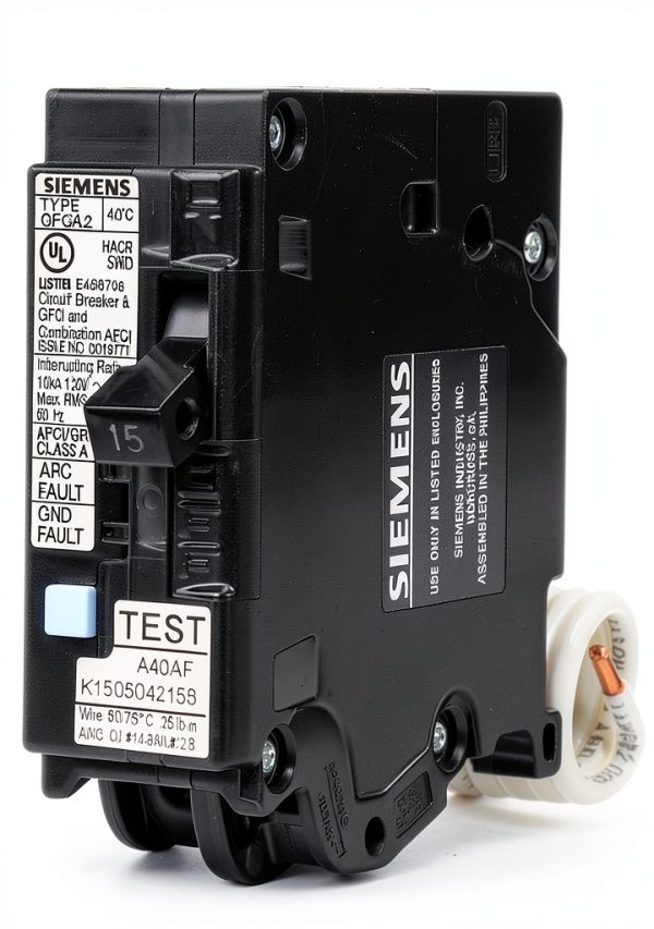 Siemens 15 Amp GFCI Circuit Breaker-0