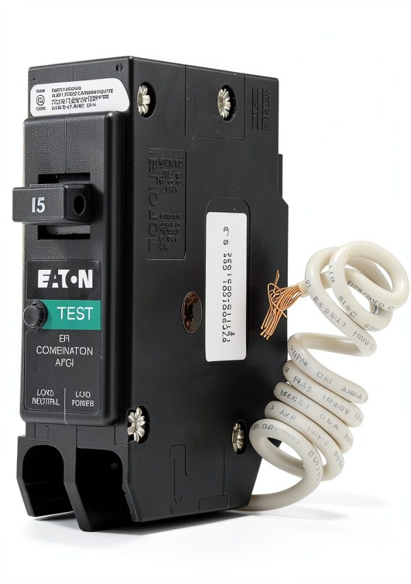 Arc Fault Circuit Breaker Eaton 15A Plastic Panel-1