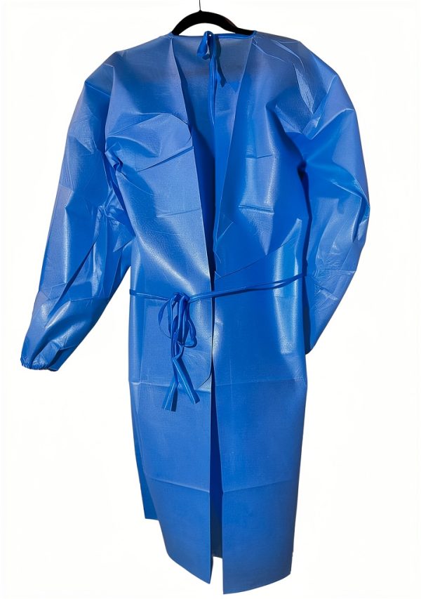 Guizhou Junjiang Blue Lab Gown Medium Polypropylene Protective Apparel-1