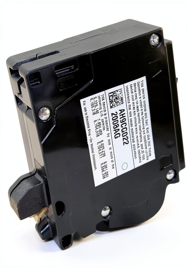 AFCI Circuit Breaker EMSER Q120DFN black copper 120V Installation-5