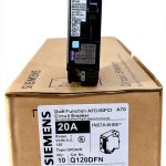 AFCI Circuit Breaker EMSER Q120DFN black copper 120V Installation-0