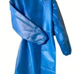 Guizhou Junjiang Blue Lab Gown Medium Polypropylene Protective Apparel-0