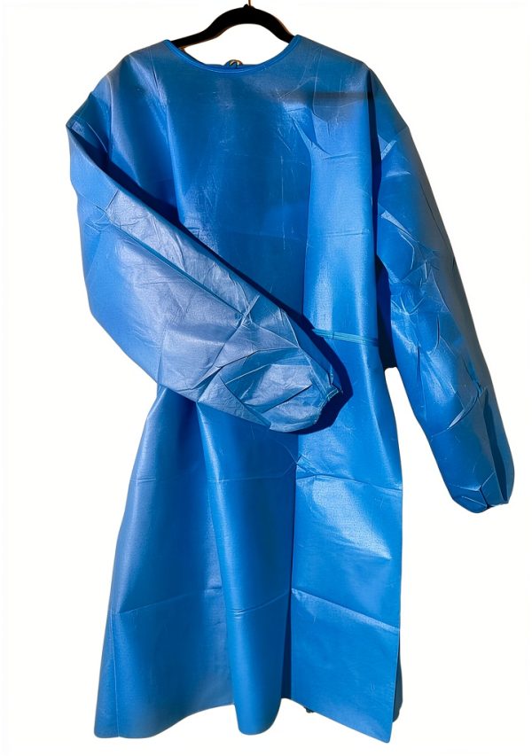 Guizhou Junjiang Blue Lab Gown Medium Polypropylene Protective Apparel-0