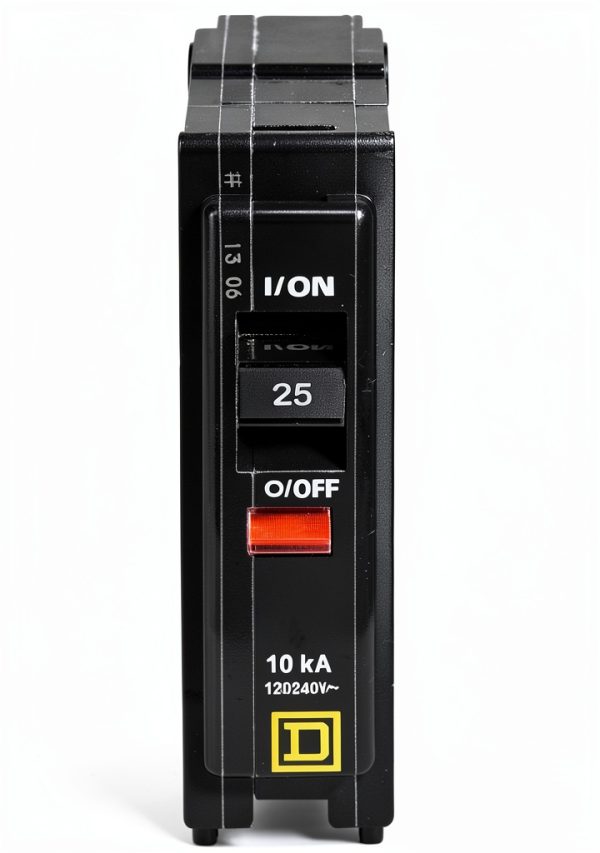 25 Amp Circuit Breaker Schneider Electric QO125CP Black Plug In-1