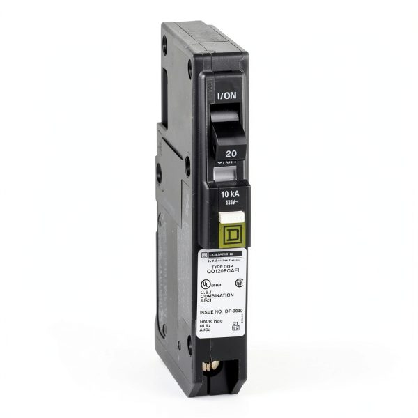 Schneider Electric QO 20 Amp AFCI Circuit Breaker Plug On Neutral-0