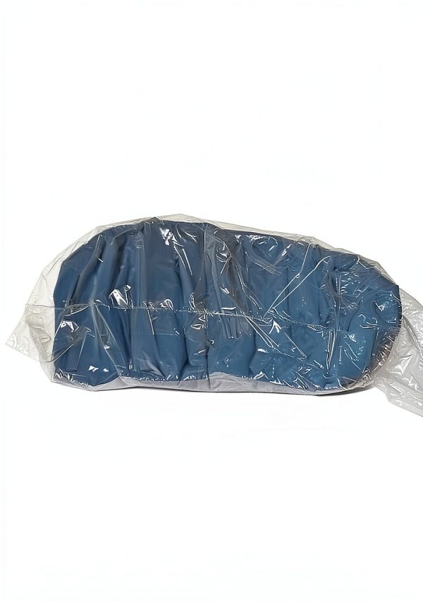 EZGOODZ Blue Polyethylene Isolation Gowns 45" Large 25-Pack PPE-6