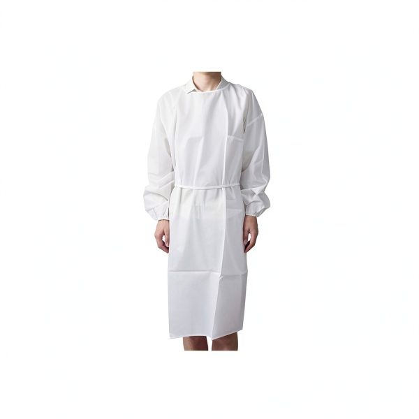 ProCure PC150WU Isolation Gowns Longsleeve 10-Count Cuffs White-5