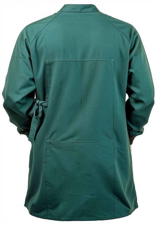 Medd Max Medical Gown - Reusable Green XL Cotton Lab Coat-1