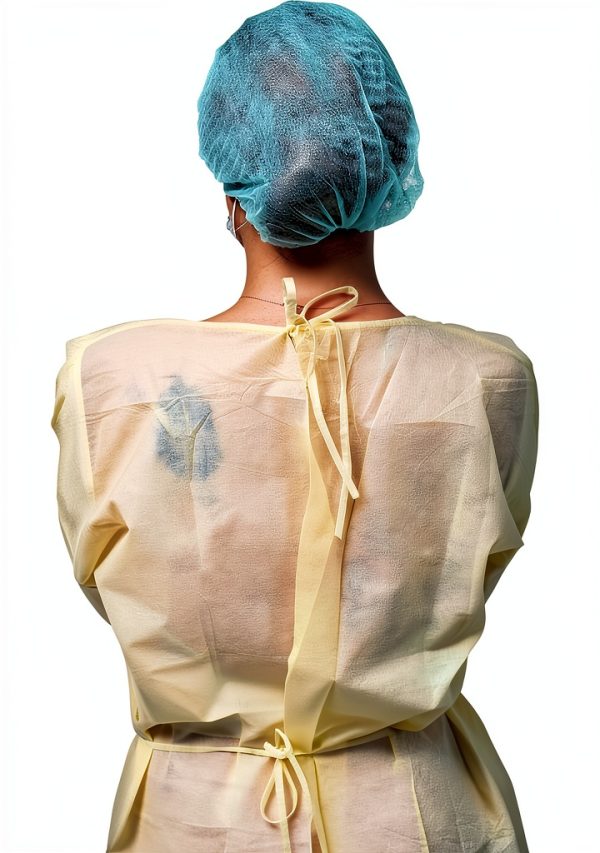 Disposable Isolation Gown RXYLINK with Knit Cuff Long Sleeve RL035-1