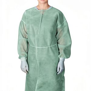 Disposable Green Isolation Gown by Nobles – Universal Size, Latex‑Free-0