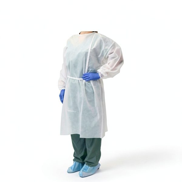 ProCure PC150WU Isolation Gowns Longsleeve 10-Count Cuffs White-7