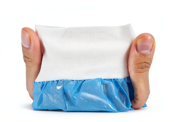 Disposable Isolation Gown ZMDREAM Waterproof Waist Ties Blue 10 Pack-4