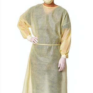 Disposable Isolation Gown RXYLINK with Knit Cuff Long Sleeve RL035-0