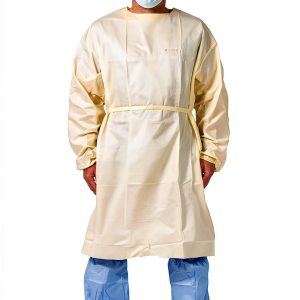 Disposable Isolation Gown Paneffort XXX-Large Elastic Cuff 100 Pack-0