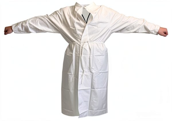 ProStar Reusable Isolation Gown 5 Pack AAMI Level 1 White One Size-2
