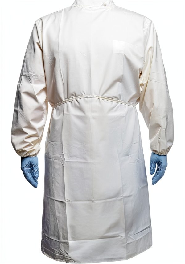 ProStar Reusable Isolation Gown 5 Pack AAMI Level 1 White One Size-1