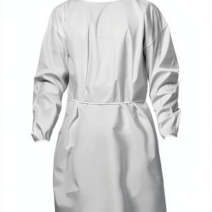 ProStar Reusable Isolation Gown 5 Pack AAMI Level 1 White One Size-0