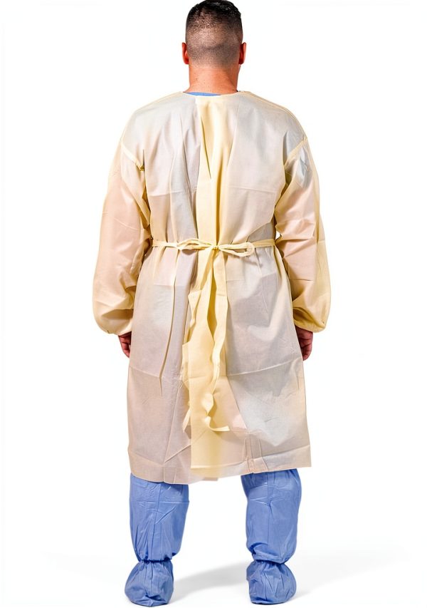 Disposable Isolation Gown Paneffort XXX-Large Elastic Cuff 100 Pack-2